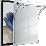 Skaidrus dėklas Samsung X200 X205 Tab A8 10.5 2021 Antishock aplink planšetinį kompiuterį