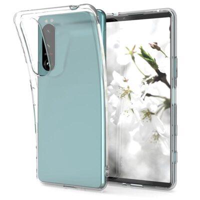 Skaidrus dėklas Sony Xperia 5 III X-level Antislip su minkštu permatomu dizainu ir apsauga kameros sričiai