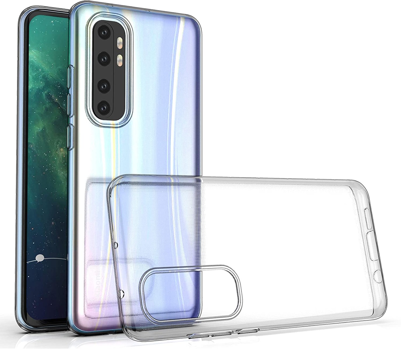 Skaidrus dėklas Xiaomi Mi Note 10 Lite X-level Antislip Skaidrus dėklas Xiaomi Mi Note 10 Lite X-level Antislip su matiniu paviršiumi ir apsauga kameros srityje