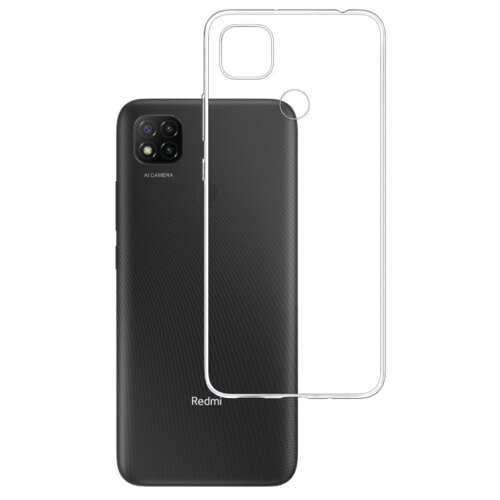 Skaidrus dėklas Xiaomi Redmi 9C X-level Antislip Skaidrus dėklas Xiaomi Redmi 9C X-level Antislip su tekstūruotu juodos spalvos telefonu