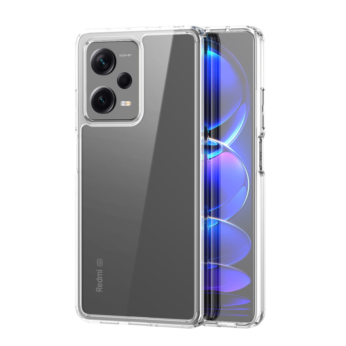Skaidrus dėklas Xiaomi Redmi Note 12 Pro 5G Poco X5 Pro 5G Dux Ducis Clin Skaidrus dėklas Xiaomi Redmi Note 12 Pro 5G Poco X5 Pro 5G telefonui, matomas dėklas ir jo skaidrumas