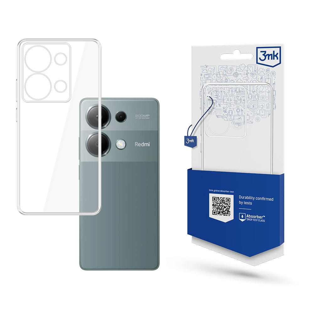 Skaidrus deklas Xiaomi Redmi Note 13 Pro 5G 3MK 1,2mm Skaidrus deklas Xiaomi Redmi Note 13 Pro 5G 3MK 1,2mm aplink ismani telefono modelio formas ir kameru angas