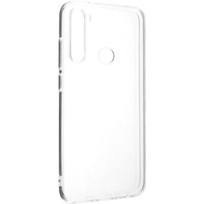 Skaidrus dėklas Xiaomi Redmi Note 8 Mercury Clear, matomas plonas ir skaidrus korpusas su išpjovomis kamerai ir pirštų atspaudų skaitytuvui