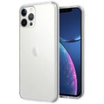 Skaidrus silikoninis dėklas Apple iPhone 13 Pro High Clear 1.0mm supantis telefoną iš priekio ir nugarėlės