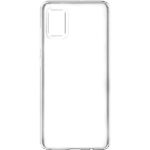 Skaidrus silikoninis dėklas Samsung Galaxy A515 A51 High Clear 1.0mm matomas balto fono fone