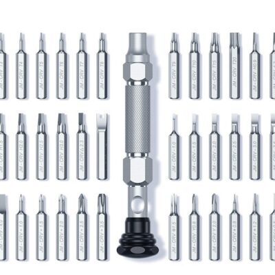 Smulkių atsuktuvų rinkinys Ugreen CM372 38in1 su įvairių tipų metaliniais antgaliais ir rankena