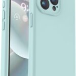 Šviesiai žalias dėklas Apple iPhone 15 Pro su trimis kameromis ir mygtukais šone