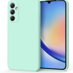 Šviesiai žalias dėklas Samsung Galaxy A346 A34 5G X-level Dynamic su matiniu paviršiumi ir tiksliais išpjovomis kamerai