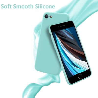Šviesiai žalios spalvos dėklas Apple iPhone 7 8 SE 2020 X-level Dynamic pagamintas iš minkšto silikono