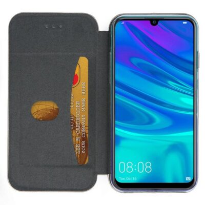 Tamsiai melynas atverciamas deklaas Huawei P Smart 2019 Honor 10 Lite Book Elegance su korteles skyriumi