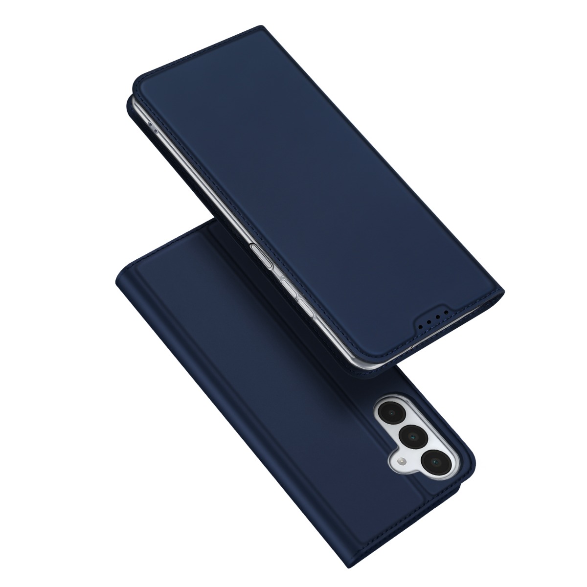 Tamsiai mėlynas atverčiamas dėklas Samsung A175 A17 Tamsiai mėlynas atverčiamas dėklas Samsung A175 A17 4G / A176 A17 5G Dux Ducis Skin Pro su matiniu paviršiumi ir kamerų išpjova