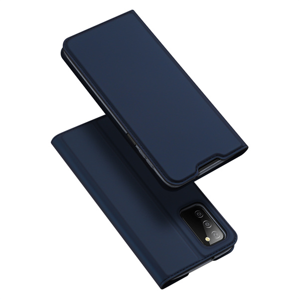 Tamsiai mėlynas atverčiamas dėklas Samsung Galaxy A035 A03s Dux Ducis Skin Pro Tamsiai mėlynas atverčiamas dėklas Samsung Galaxy A035 A03s Dux Ducis Skin Pro su matiniu paviršiumi