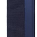 Tamsiai mėlynas atverčiamas dėklas Samsung Galaxy A155 A15 4G / A156 A15 5G Smart Senso su tekstūruota ir lygaus paviršiaus dalimi