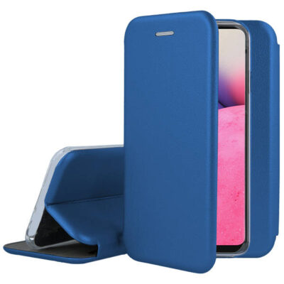 Tamsiai mėlynas atverčiamas dėklas Samsung Galaxy A336 A33 5G Book Elegance su stovėjimo funkcija