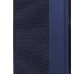 Tamsiai melynas atverciamas deklas Samsung Galaxy A525 A52 A526 A52 5G Smart Senso su teksturuota ir lygiomis dalimis