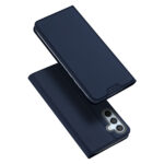 Tamsiai mėlynas atverčiamas dėklas Samsung Galaxy A546 A54 5G Dux Ducis Skin Pro telefono apsaugai
