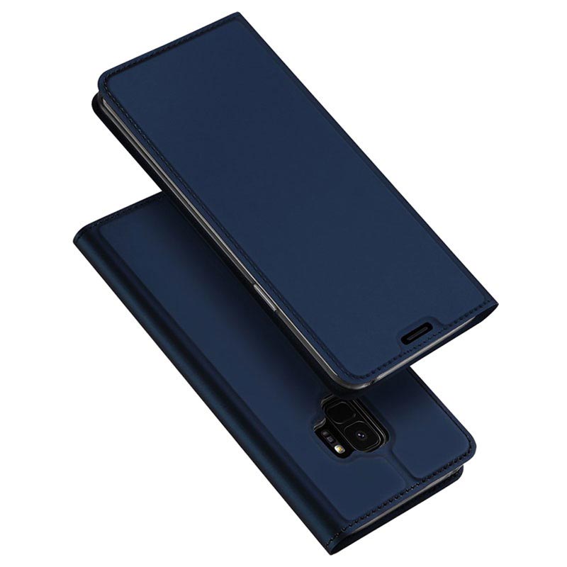 Tamsiai mėlynas atverčiamas dėklas Samsung Galaxy G960 S9 Tamsiai mėlynas atverčiamas dėklas Samsung Galaxy G960 S9 Dux Ducis Skin Pro