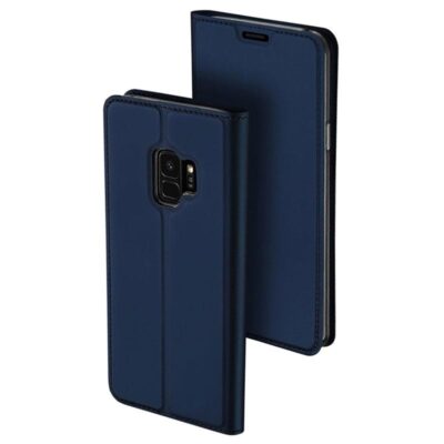 Tamsiai mėlynas atverčiamas dėklas Samsung Galaxy G960 S9 Dux Ducis Skin Pro su kameros išpjova