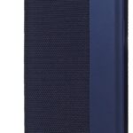 Tamsiai mėlynas atverčiamas dėklas Samsung Galaxy G996 S21 Plus Smart Senso su tekstūruotu ir lygios medžiagos deriniu