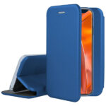 Tamsiai mėlynas atverčiamas dėklas Samsung Galaxy S911 S23 5G Book Elegance