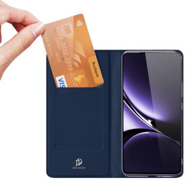 Tamsiai melynas atverciamas deklas Xiaomi Poco X7 Pro su korteles laikikliu