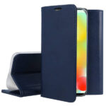 Tamsiai mėlynas atverčiamas dėklas Xiaomi Redmi 11A su magnetiniu užsegimu