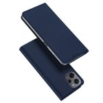 Tamsiai mėlynas atverčiamas dėklas Xiaomi Redmi 12 su kameros anga ir matine tekstūra