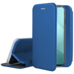 Tamsiai mėlynas atverčiamas dėklas Xiaomi Redmi Note 10 Pro Book Elegance su matiniu paviršiumi