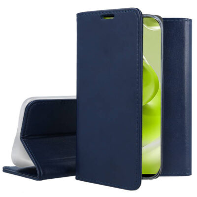 Tamsiai mėlynas atverčiamas dėklas Xiaomi Redmi Note 12 5G Poco X5 5G Smart Magnetic visai telefonui uždengti