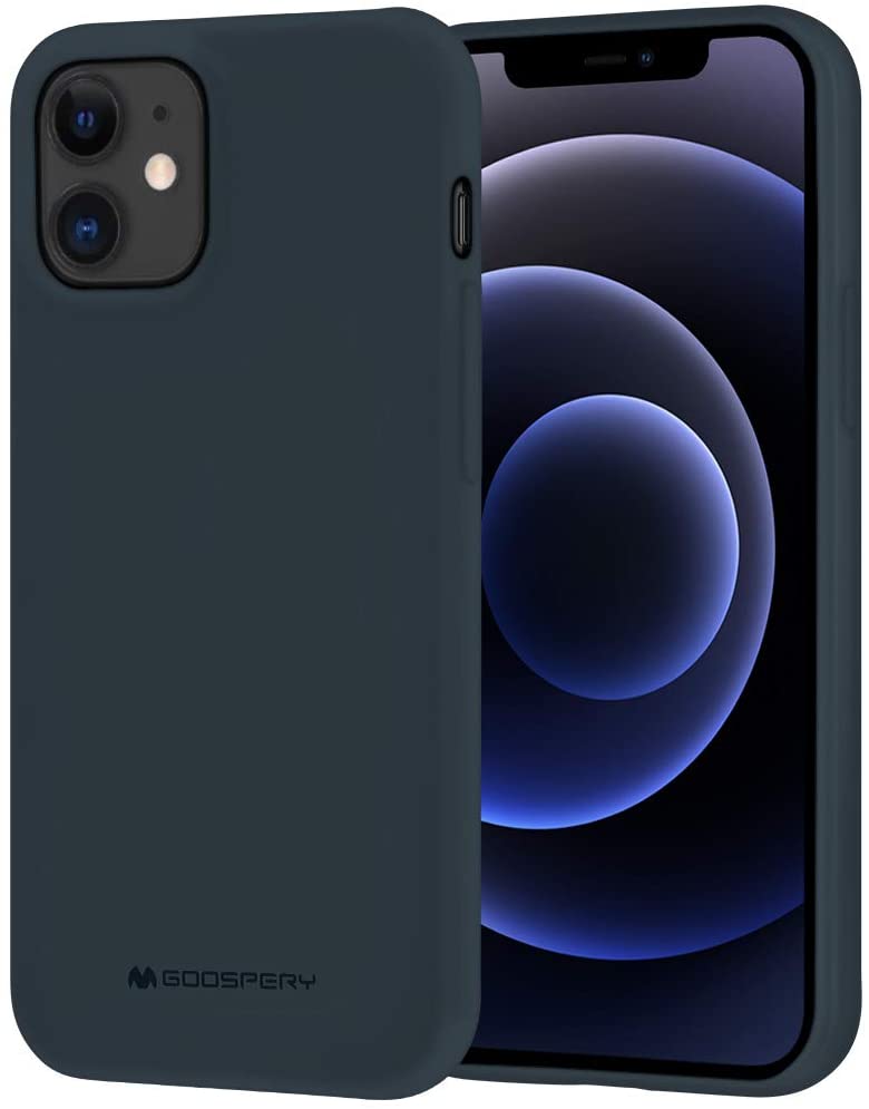 Tamsiai mėlynas dėklas Apple iPhone 12 mini Mercury Soft Tamsiai mėlynas dėklas Apple iPhone 12 mini Mercury Soft, matinis paviršius, apsauga nuo smūgių