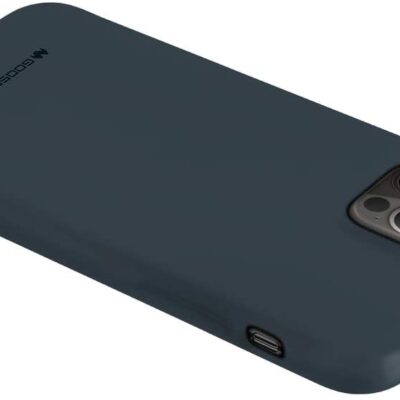 Tamsiai melynas deklas Apple iPhone 12 Pro Max Mercury Soft su apsauga kameros modulio