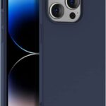 Tamsiai mėlynas dėklas Apple Iphone 14 Pro Max skirtas apsaugai