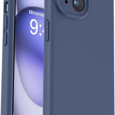 Tamsiai mėlynas dėklas Apple iPhone 15 Plus X-level Dynamic su apsauga ir tamsiai mėlyna spalva