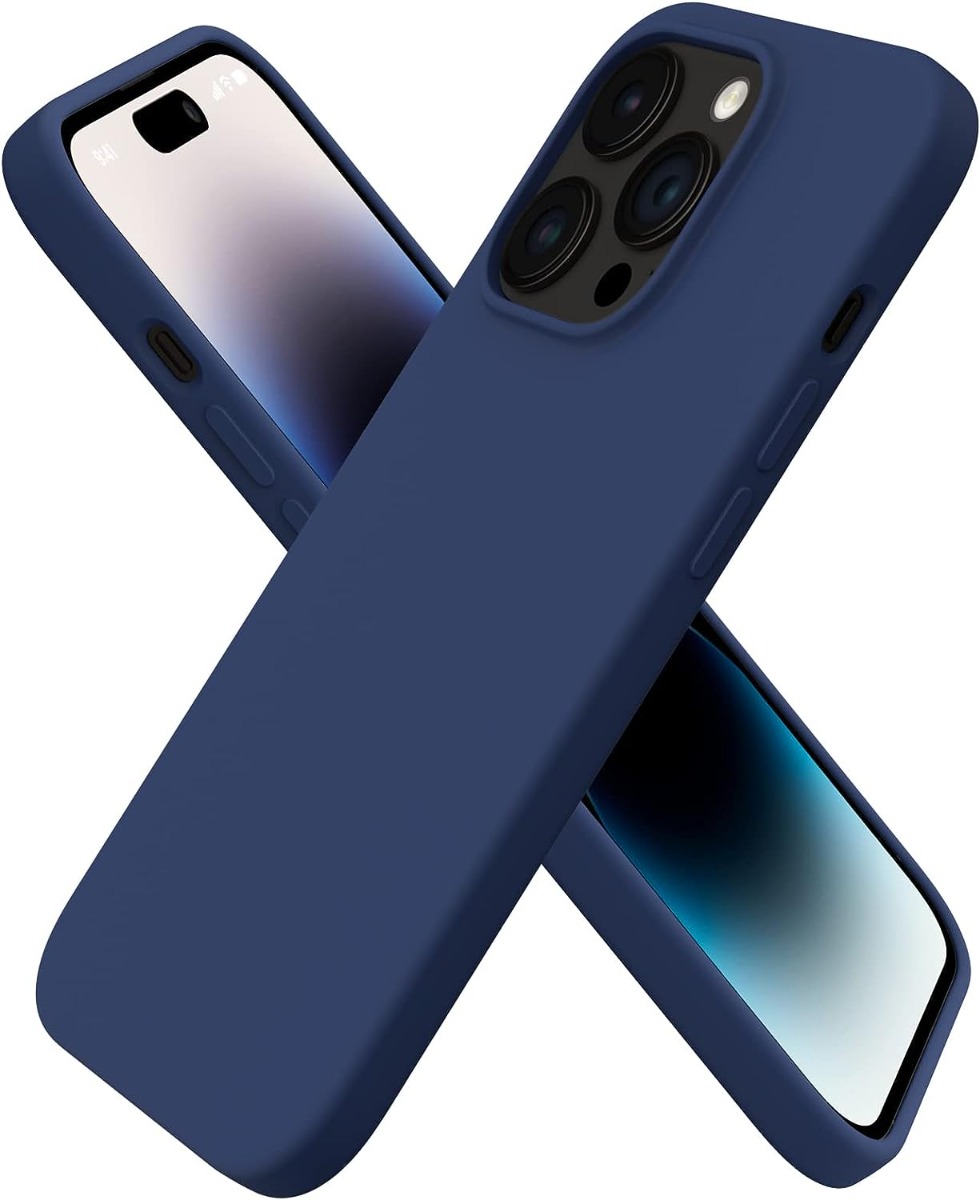 Tamsiai mėlynas dėklas Apple iPhone 15 Pro Max Mercury Silicone Tamsiai mėlynas dėklas Apple iPhone 15 Pro Max Mercury Silicone pagamintas iš silikono