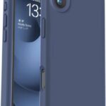 Tamsiai mėlynas dėklas Apple iPhone 16 Plus X-level Dynamic su matine paviršiaus tekstūra ir kamerų išpjovomis