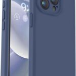 Tamsiai melynas deklas Apple iPhone 16 Pro Liquid Silicone skirtas apsaugai su matiniu pavirsiu