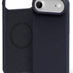 Tamsiai melynas dekla Apple Iphone Air Mercury Pure Magsafe silikoninis apsauginis dekla