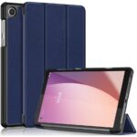 tamsiai melynas deklas lenovo tab m8 4th gen smart leather ismatavimai ir medziai matosi