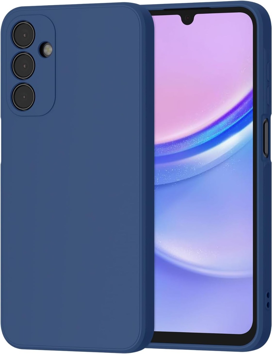 tamsiai melynas deklas samsung a165 a16 4g a166 a16 5g mercury silicone tamsiai melynas silikoninis deklas samsung a165 a16 4g ir a166 a16 5g telefonui
