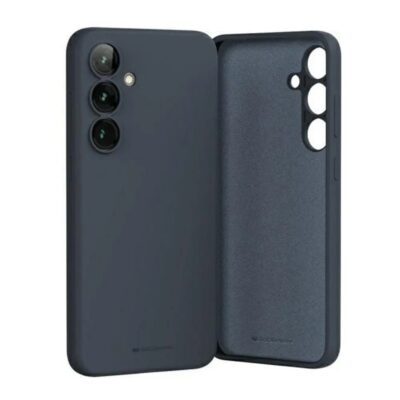 Tamsiai mėlynas silikoninis dėklas Samsung A175 A17 4G ir A176 A17 5G su trimis kamerų išpjovomis