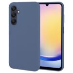 Tamsiai mėlynas dėklas Samsung A256 A25 5G Mercury Soft matomas iškinant galinę ir priekine telefono dalį
