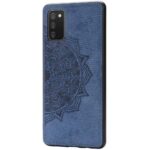 Tamsiai mėlynas dėklas Samsung Galaxy A025G A02s su mandalos raštu