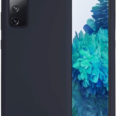 Tamsiai mėlynas silikoninis dėklas Samsung Galaxy A035 A03s telefonui