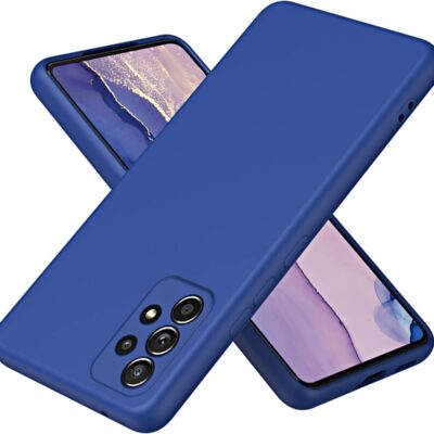 Tamsiai mėlynas dėklas Samsung Galaxy A135 A13 4G Mercury Silicone aplenkia telefoną