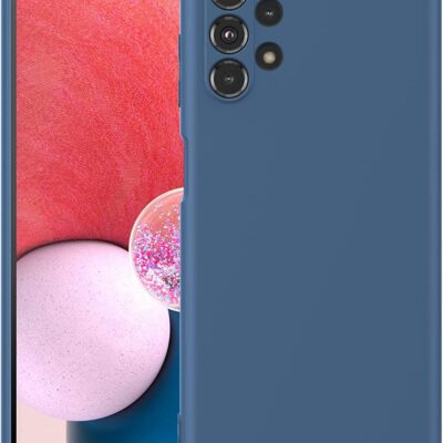 Tamsiai mėlynas dėklas Samsung Galaxy A135 A13 4G Mercury Soft aplink visą telefoną