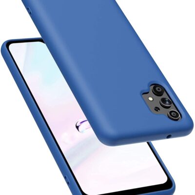 Tamsiai mėlynas dėklas Samsung Galaxy A135 A13 4G X-level Dynamic su išpjovomis kameros objektyvams ir prijungimo lizdams