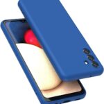 Tamsiai mėlynas dėklas Samsung Galaxy A146 A14 5G Mercury Soft tvirtas ir lygus paviršius