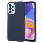 Tamsiai mėlynas dėklas Samsung Galaxy A235 A23 4G su minkšta tekstūra