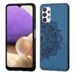 Tamsiai mėlynas dėklas Samsung Galaxy A325 A32 4G Mandala su ornamentu