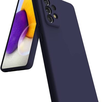 Tamsiai mėlynas dėklas Samsung Galaxy A725 A72 Mercury Silicone aplenkantis telefoną